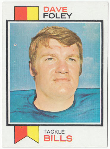1973 Topps Football #94 Dave Foley Rookie Card