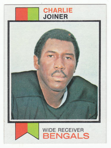 1973 Topps Charlie Joiner #467 Ex/M+ front