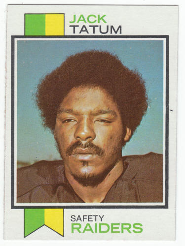 1973 Topps Jack Tatum #288 Rookie Card