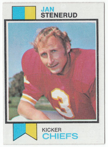 1973 Topps #285 Jan Stenerud front