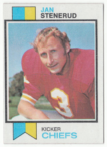 1973 Topps Football #285 Jan Stenerud