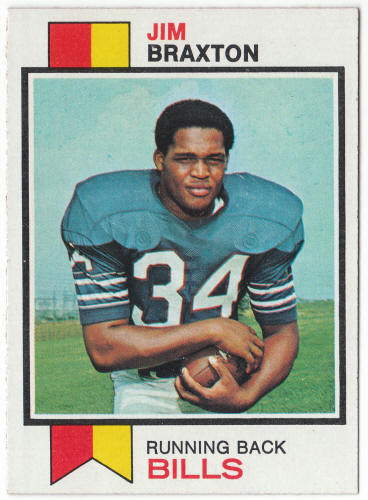 1973 Topps #154 Jim Braxton Rookie Card