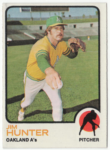 1973 Topps #235 Jim Catfish Hunter front