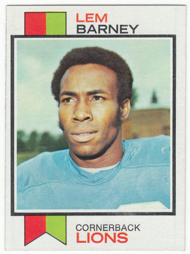 1973 Topps #370 Lem Barney front