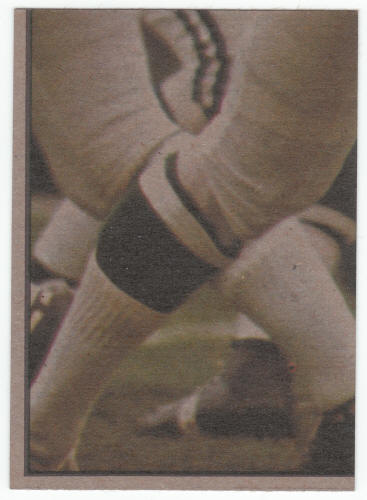 1973 Topps Oakland Raiders Team Checklist back