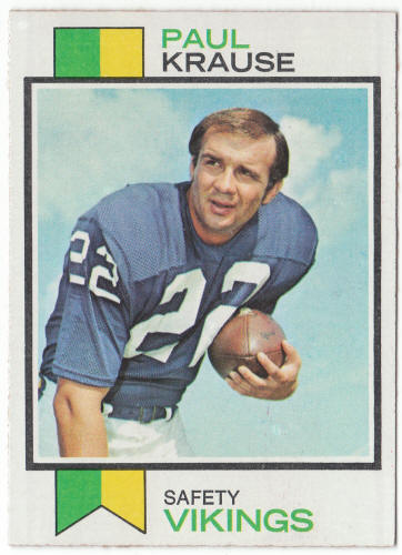 1973 Topps #380 Paul Krause front