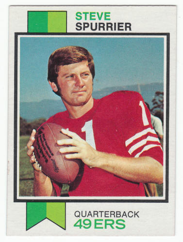 1973 Topps Steve Spurrier #481 front