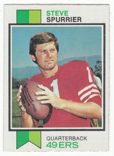 1973 Topps Steve Spurrier #481 front