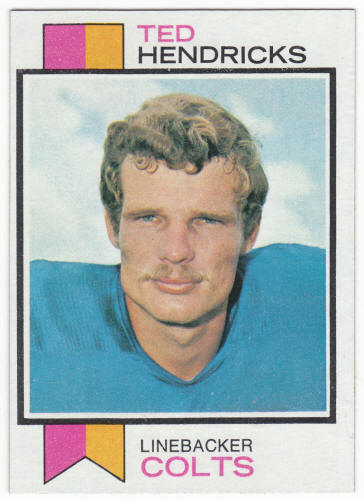 1973 Topps Football Ted Hendricks #430