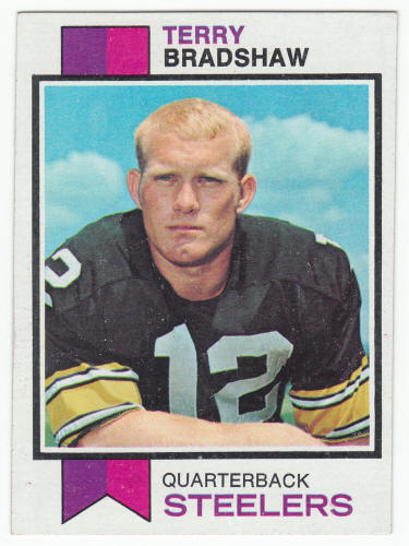 1973 Topps Terry Bradshaw #15 Ex+ front