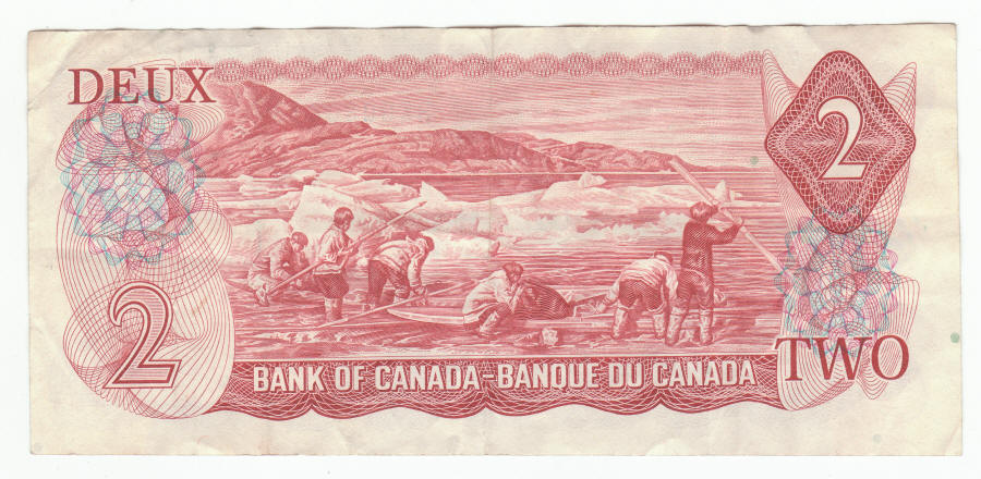1974 Canada Two Dollar Bill