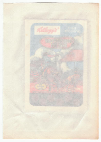 1974 Kelloggs Wild West Rodeo Fun Games Cereal Premium