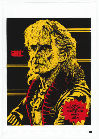 1982 FTCC Star Trek II The Wrath Of Khan Wrapper Khan