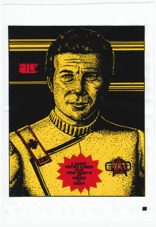 1982 FTCC Star Trek II The Wrath Of Khan Wrapper Kirk