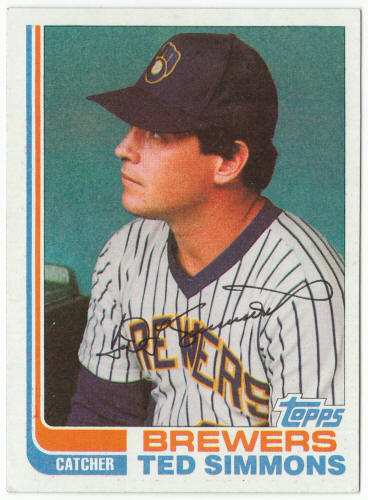 1982 Topps Baseball #150 Ted Simmons