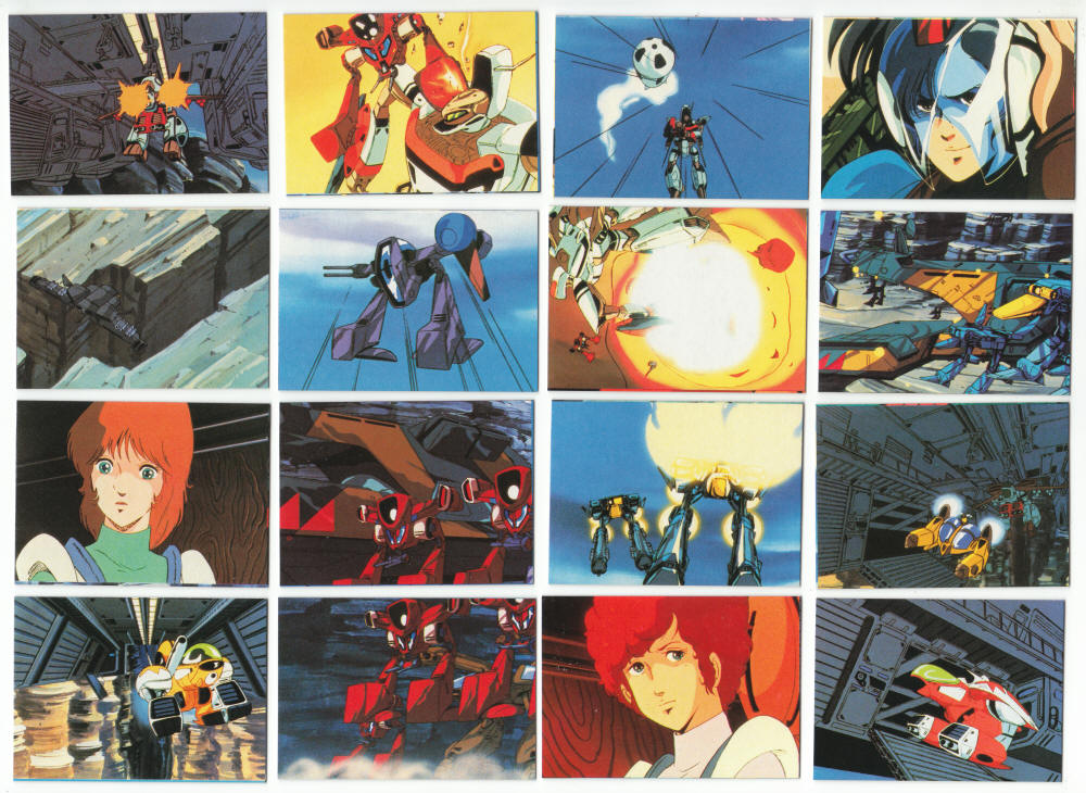 1983 Ohsata Orguss Japanese Import Trading Cards