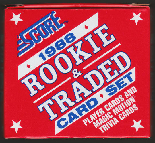 1988 Score Baseball Rookie Traded Cards Set