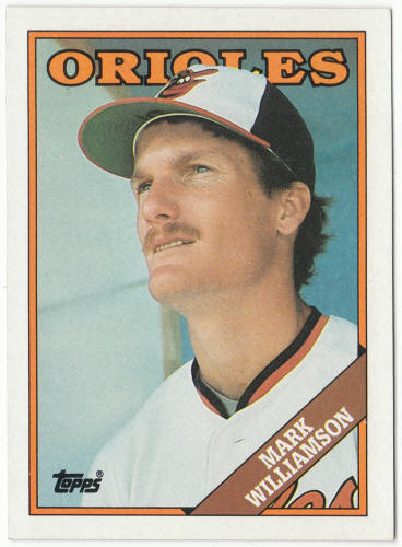 1988 Topps Baseball #571A Mark Williamson Error