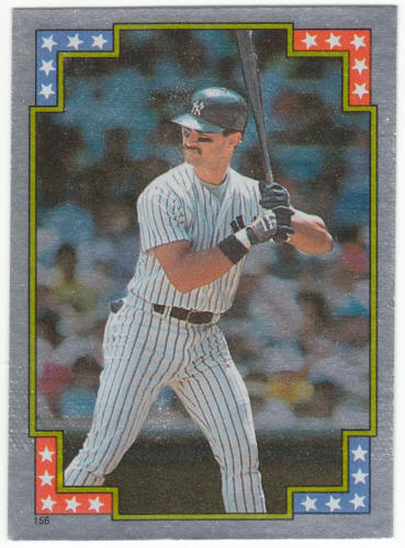 1988 Topps Superstar Sticker #156 Don Mattingly