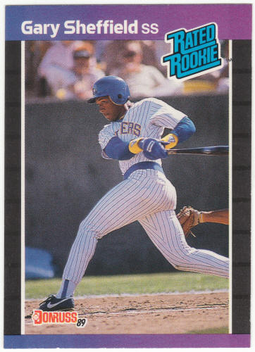 1989 Donruss Baseball #31 Gary Sheffield Rookie Card