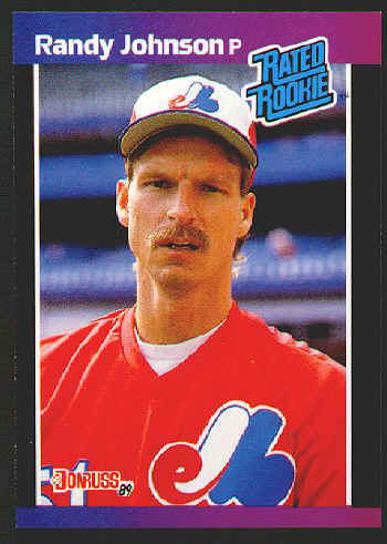 1989 Donruss Randy Johnson #42 Rookie Card