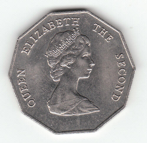 1989 East Caribbean States One Dollar obverse