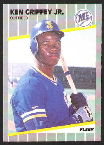 1989 Fleer Ken Griffey Jr. #548 Rookie Card