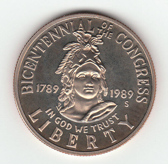 1989_s United States Congressional Coins Proof Half Dollar obverse