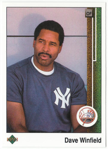 1989 Upper Deck Baseball #349 Dave Winfield
