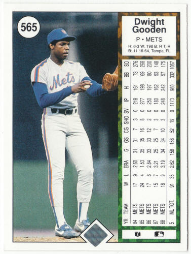 1989 Upper Deck Baseball #565 Dwight Gooden