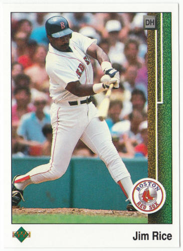 1989 Upper Deck Baseball #413 Jim Rice