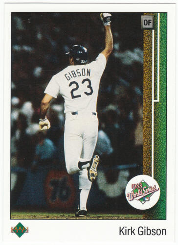 1989 Upper Deck Baseball #666 Kirk Gibson World Series Moment