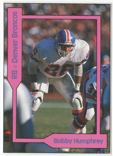 1990-91 SCD #2 Bobby Humphrey Pocket Price Guide Card