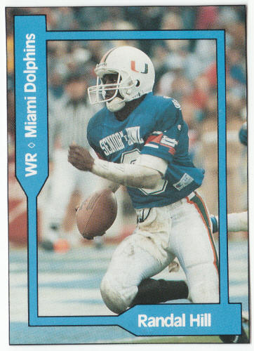 1990-91 SCD #46 Randal Hill Pocket Price Guide Card