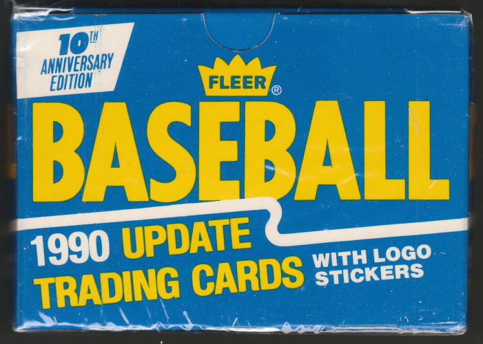 1990 Fleer Baseball Card Update Set