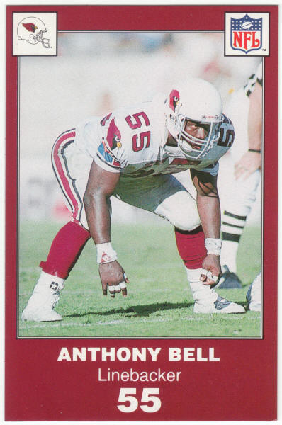 1990 Louis Rich Police Phoenix Cardinals Anthony Bell