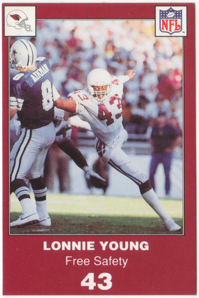 1990 Louis Rich (Police) Phoenix Cardinals Lonnie Young