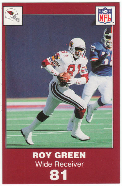 1990 Louis Rich Police Phoenix Cardinals Roy Green