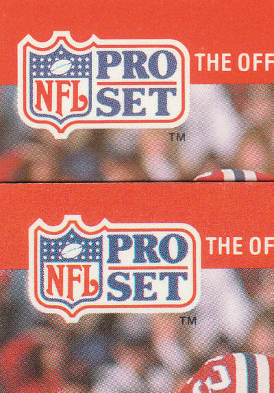 1990 Pro Set Football Cedric Jones 579 Error Correct Rookie Cards