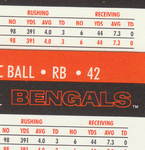 1990 Pro Set Eric Ball 460 ERR COR