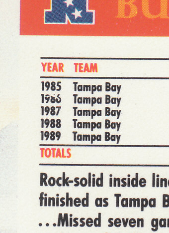 1990 Pro Set Ervin Randle 315 ERR