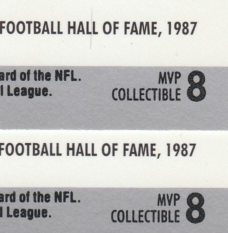 1990 Pro Set Larry Csonka MVP 8 ERR COR