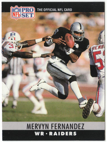 1990 Pro Set Football #152 Mervyn Fernandez