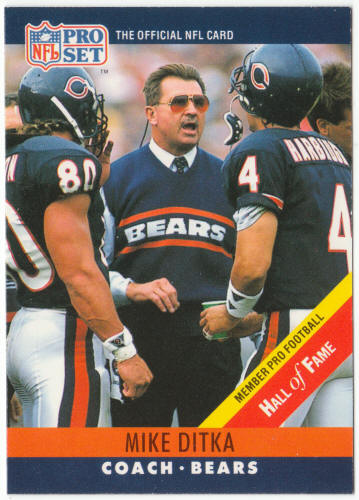 1990 Pro Set Football #59B Mike Ditka