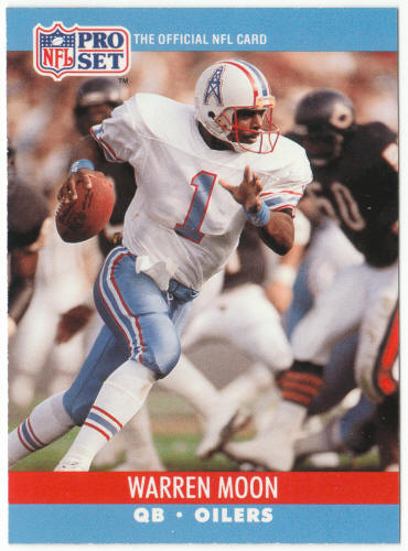 1990 Pro Set Football #517 Warren Moon