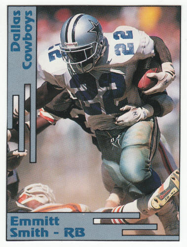 1991 1992 SCD #11 Emmitt Smith Pocket Price Guide Card