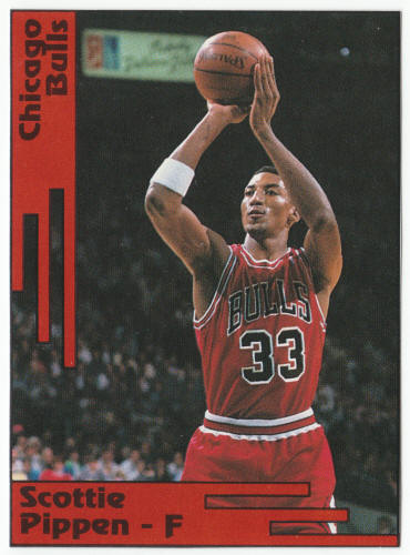 1991-92 SCD #29 Scottie Pippen Pocket Price Guide Card