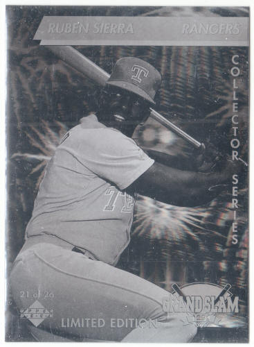 1991 Denny's Upper Deck Baseball Hologram #21 Ruben Sierra