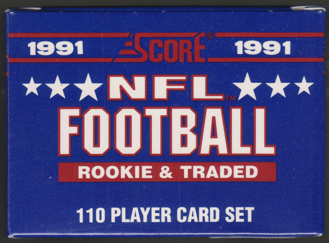 1991 Score Football Supplemental Rookie Traded Set