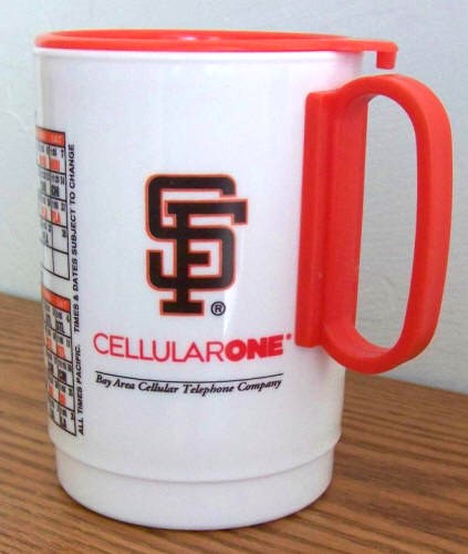 San Francisco Giants 1993 Schedule Commuter Mug